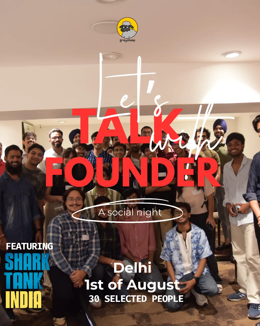 Let’s talk with founder: A Social Night