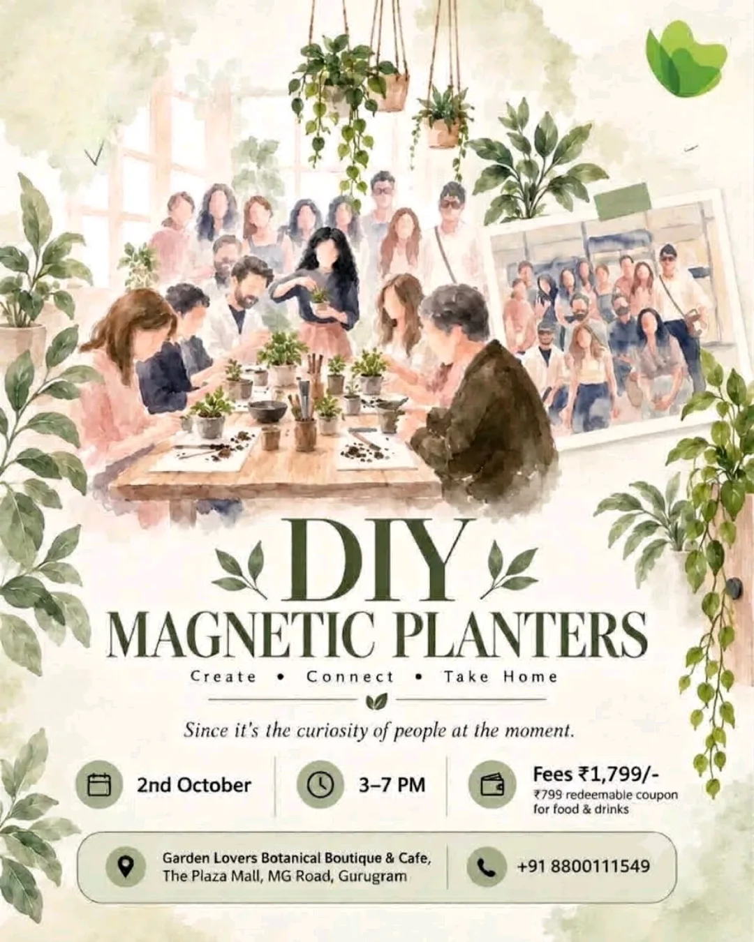 DIY MAGNETIC PLANTERS WORKSHOP 🪻